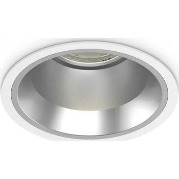 Ideal Lux 266527 LED zápustné stropní bodové svítidlo Off 1x28W | 3400lm | 4000K - bílá + Philips 8719514257566 LED žárovka 1x8W-60W | E27 | 806lm | 2700K