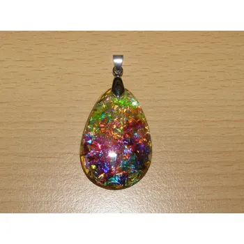 Drahý kámen Orgonit - Přívěsek - kapka - kpo6