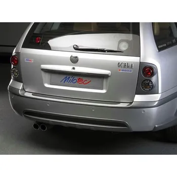Tuning Kryt nákladové hrany Škoda Octavia I Combi 1996-2010 černý/stříbrný | Milotec