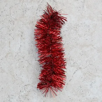 Vánoční dekorace Řetěz vánoce 4cm/6m červený (P-050204/R)