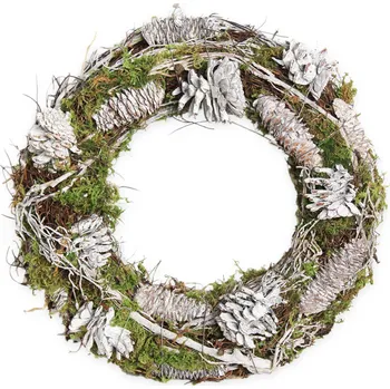 Zahradní dekorace Kruh kůra 25cm natural (532661)