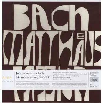 Zahraniční hudba 4LP/Box Set Johann Sebastian Bach: Matthäus-Passion, BWV 244 LTD | NUM 2013 180g Numbered