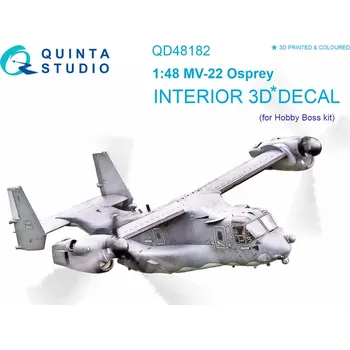 Plastikový model Quinta studio 1/48 MV-22 Osprey 3D-Print & col.Interior (HOBBYB)