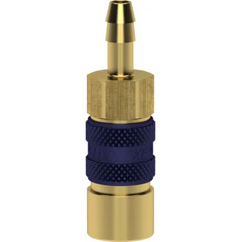 Příslušenství pro vzduchotechniku ESMK 9 TBL (rychlospojka Mini 9mm, DN5, mosaz, modrá)