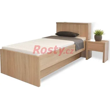 Postel Ahorn JEDNOLŮŽKOVÁ POSTEL TROPEA BOX U HLAVY 140x200cm