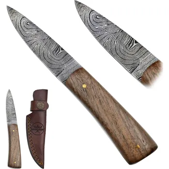 kapesní nůž PAK Damaškový nůž "OLD CLASSIC " s koženým pouzdrem