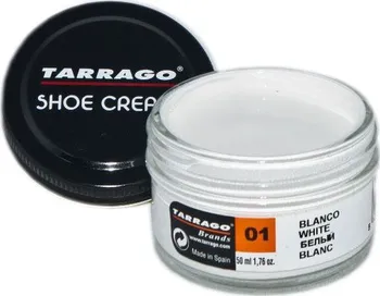 Přípravek pro údržbu obuvi Tarrago Krém na boty bílý 50 ml
