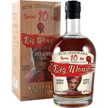 Rum Big Mama 10 let Muscatel 0,7 l