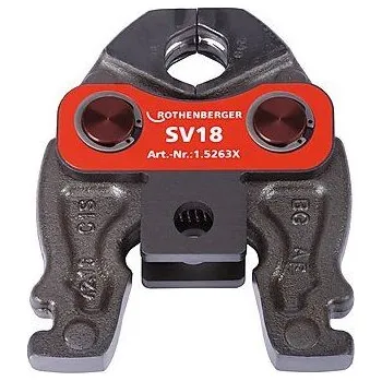 Lisovací čelisti SV18 Compact, Rothenberger 015263X na měděné trubky, fitinky (Rothenberger 015263X samostatná čelist SV 18 pro Romax Compact)