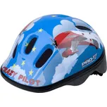 Dětská cyklistická helma PRO-T Fafe modrá Crazy pilot - XS 44-48
