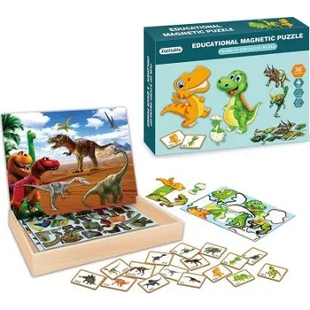 Puzzle MaDe Puzzle magnetické - dinosauři, 30cm