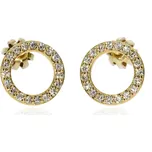 Zlatnictví Helios Zlaté náušnice N07/ZL Kameny: S Diamanty