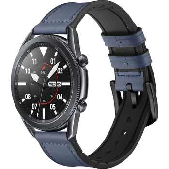 Ostatní příslušenství k chytrým hodinkám eses Sportovní kožený řemínek - Modrý, 22 mm