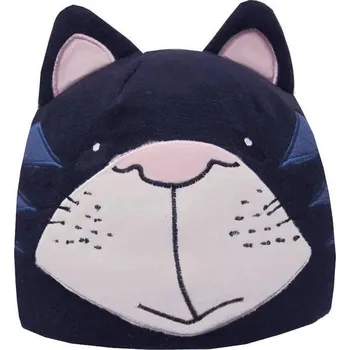 Čepice Dětská zimní čepice kočička tmavě modrá