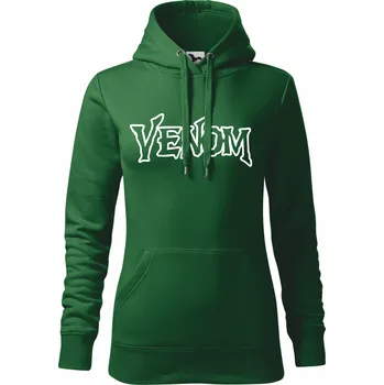 Dámská mikina Dámská mikina s nápisem Venom zelená