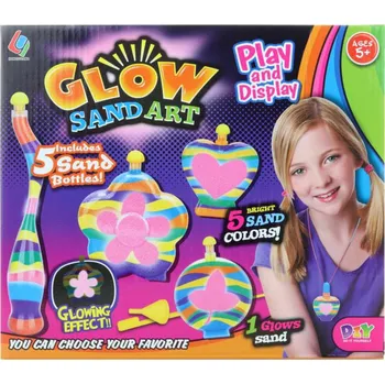 kinetický písek Lamps Výroba lahviček se svítícím pískem