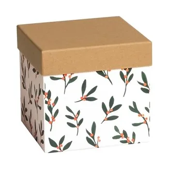 Balící papír Dárkový box se jmelím