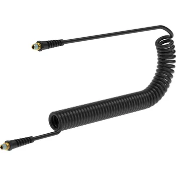 Zahradní hadice PUAS686SVK: spirálová hadice ASS 6/8mm, 6m, šroubení R1/4", polyuretan, černá (spirálová hadice ASS 6/8mm, 6m, šroubení R1/4", polyuretan, černá)