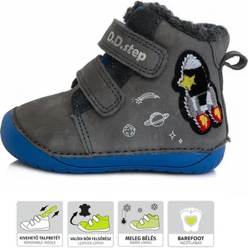 Dámská zdravotní obuv DDstep zimní 070-252A šedá Velikost EU: 25, vnitřní délka: 162, vnitřní šířka: 65