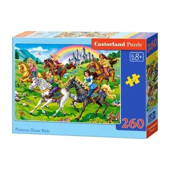 Puzzle Puzzle CASTORLAND 260 dílků- Princezny na vyjížďce