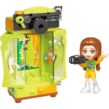 ostatní stavebnice Qman UNA Series 34011-3 Šatní skříň fotografky