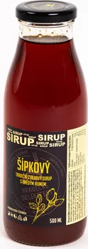 Sirup Hradecké delikatesy Sirup šípkový s rumem 500 ml 