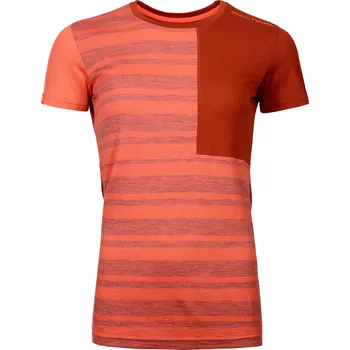 Ortovox dámské merino triko 185 Rock'N'Wool Short Sleeve W Barva: coral, Velikost: M