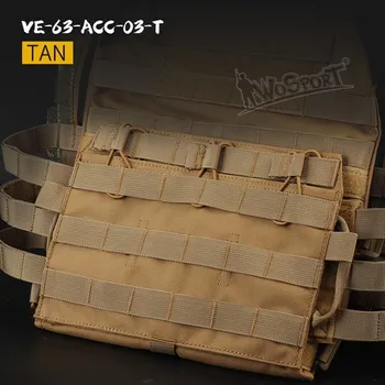 Airsoft Wosport Přední platforma se sumkami pro JPC vestu 2.0 - písková
