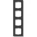 Future® linear rámeček čtyřnásobný, pro vodorovnou i svislou montáž 2CKA001754A4243 antracitová ABB