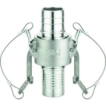 Fitinka SKS 100-T1: vsuvka Kamlok 25mm, PN60, nerez, lisovací (vsuvka Kamlok 25mm, PN60, nerez, lisovací)