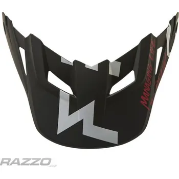 Helma na motorku Náhradní kšilt helmy FOX V1 Rodka Visor Light Grey 18 M-L