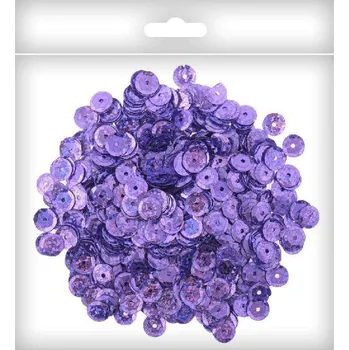 Flitry kolečka 15g holografické, fialové 9mm