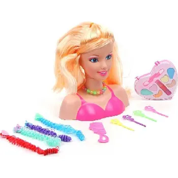 RKToys Česací hlava s příslušenstvím blondýnka