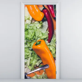 Fototapeta LuxusniObrazy.cz Fototapeta na dveře - Zelenina