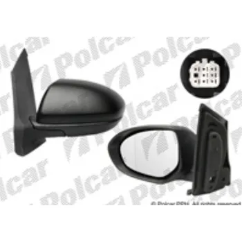 Auto zrcátko Zpětné zrcátko MAZDA 2 (DE) - el.