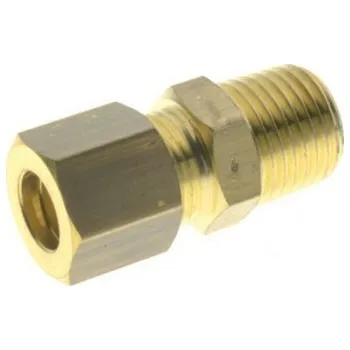 Fitinka 011-3812 - Mosazná přípojka 12mm s vnějším R3/8" závitem