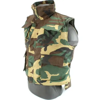 Chlapecká vesta Dětská polstrovaná vesta - Woodland, Vel.S