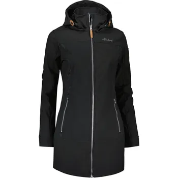 Dámská softshellová bunda Dámský softshellový kabát ALTISPORT GYMA LCTU163 ČERNÁ XS