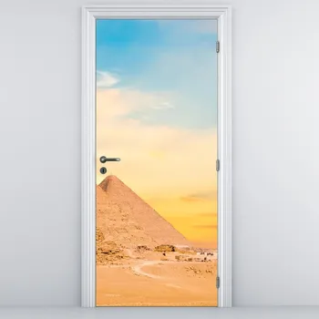 Fototapeta LuxusniObrazy.cz Fototapeta na dveře - Egyptské pyramidy