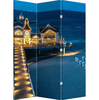 Paraván LuxusniObrazy.cz Paraván - Hotel na pláži