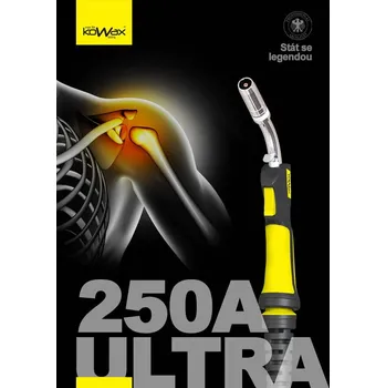 Svářečka Hořák ruční MIG/MAG 250A, 4 m EURO, KOWAX HKM250A4ULTRA