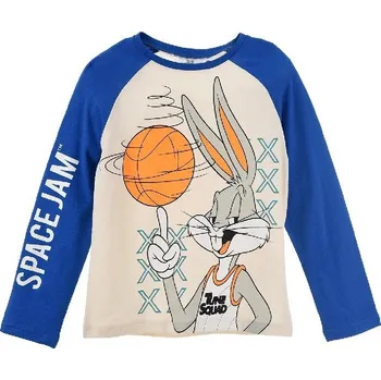 Chlapecké tričko Modro-krémové tričko Bugs Bunny Velikost: 98