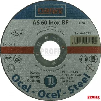 Řezný kotouč Narex Řezný kotouč na ocel CM 125 x 2