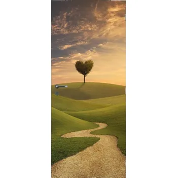 Fototapeta LuxusniObrazy.cz Fototapeta na dveře - krajina a louky