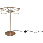 Trio 521210108 LED stolní svítidlo Charivari 1x 20W | 2500lm | 3000K | IP20 - kabelový spínač, funkce stmívání, mosaz + Sada inteligentní žárovky E14 s dálkovým ovladačem - RGB, WiZ