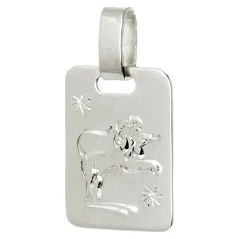 Přívěsek Přívěšek znamení Lev z bílého zlata ZZ0805LEVMBF + dárek zdarma