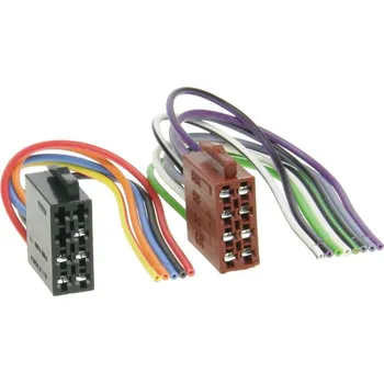 Autorádio ISO konektor automobilu 8+8 Pin Samec ( ISO konektor automobilu, samec, pár )