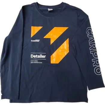 Pánské tričko CARPRO tričko Detailer - oranžové s dlouhým rukávem XL