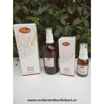 Bylinná léčivá mast Ústní sprej s propolisem Pleva (Kosmetika podporující hojení)