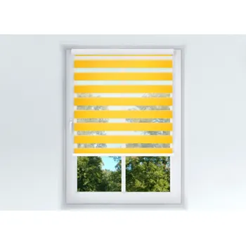 Roleta FEXI Zatemňovací Roleta Den a noc, Origin slim citrón, A 031 v MAXI kazetě, 150x30 cm